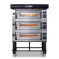 Moretti Forni Amalfi Triple Deck Oven on Stand COMP C/3/S
