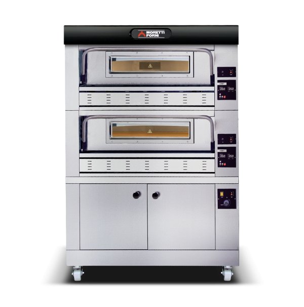 Moretti Forni Double Deck Gas Pizza Oven on Prover 12 x 35cm Pizzas