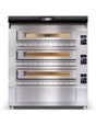 Moretti Forni P150G Triple Deck Gas Pizza Oven on Support