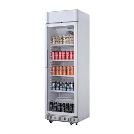 Polar C-Series CC064-A Upright Display Cooler with Light Box 346Ltr