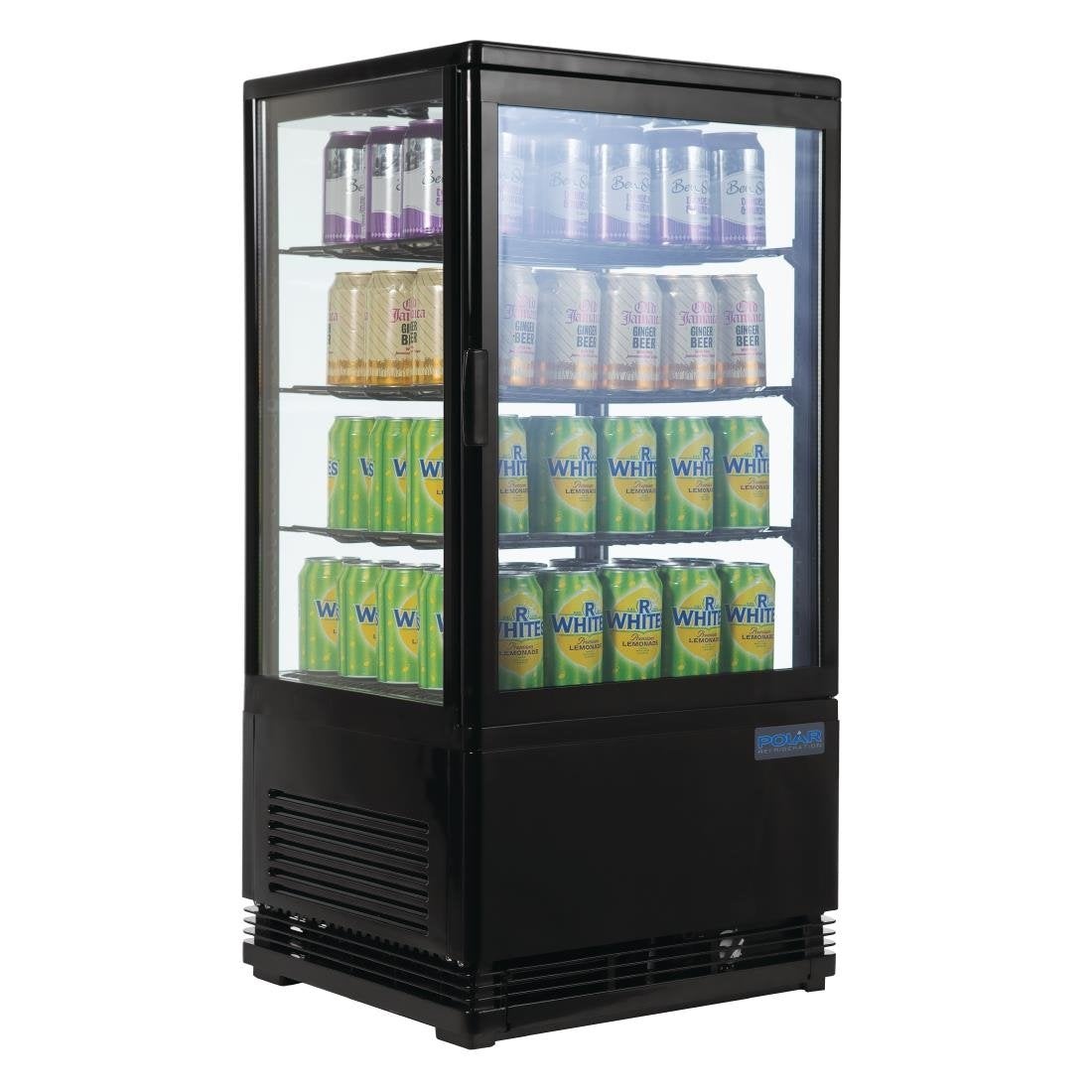 Polar C-Series Display Fridge Black 68Ltr G211-A