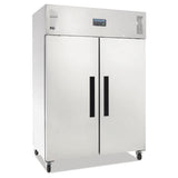Polar G-Series 2 Door Upright Freezer Stainless Steel 1200Ltr DL896-A