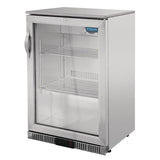 Polar G-Series Counter Back Bar Cooler with Hinged Door Stainless Steel 138Ltr GL007-A