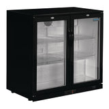 Polar G-Series Counter Back Bar Cooler with Hinged Doors 208Ltr GL002-A