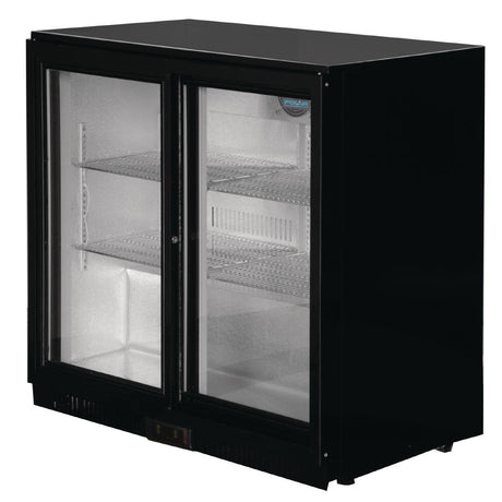 Polar G Series Counter Back Bar Cooler with Sliding Doors 208Ltr GL003-A