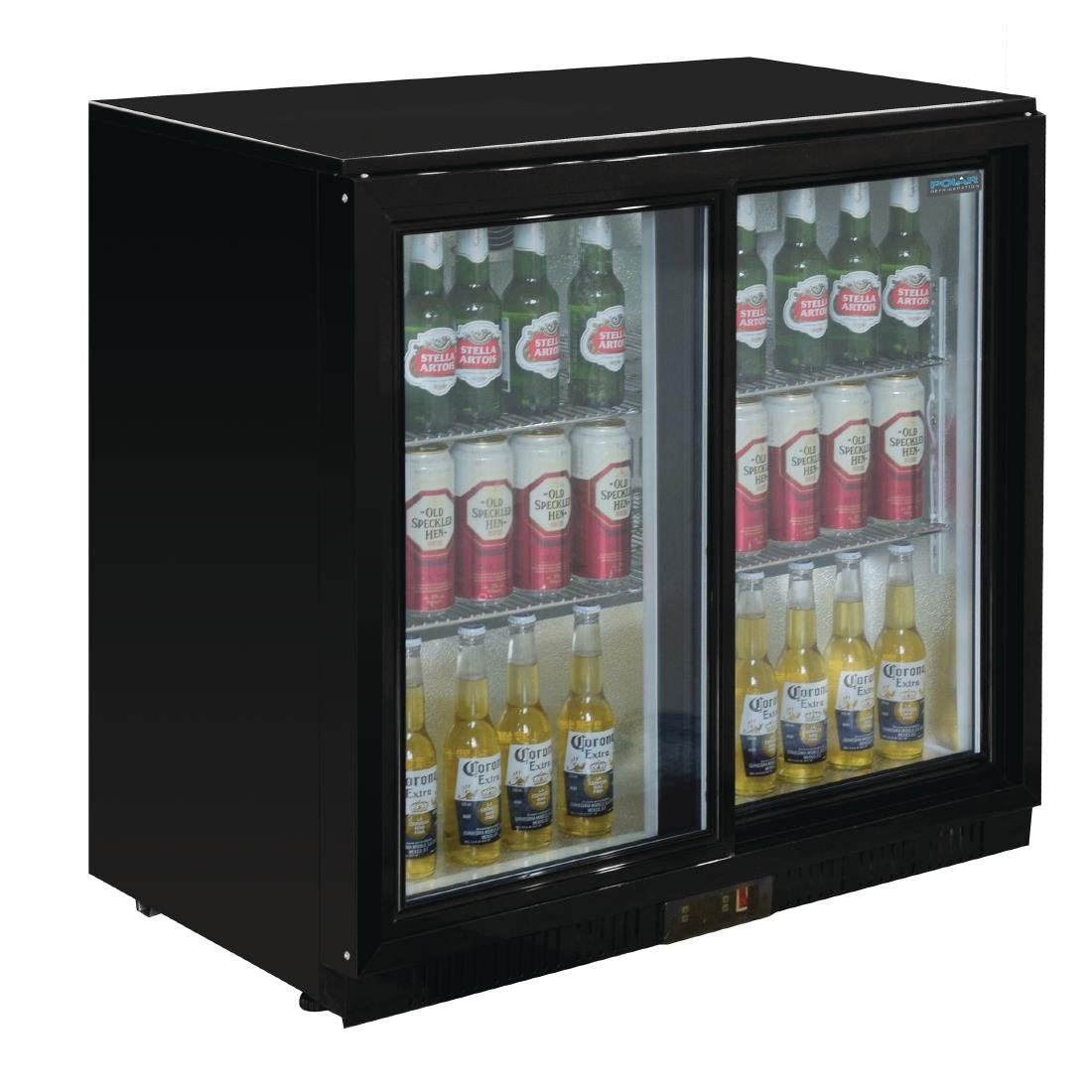 Polar G Series Counter Back Bar Cooler with Sliding Doors 208Ltr GL003-A