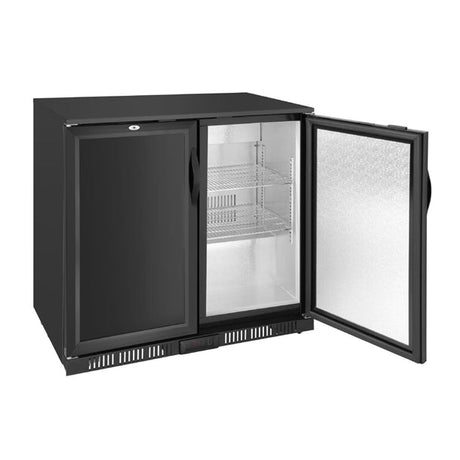 Polar G-series Double Door Back Bar Cooler Solid Door 198 Ltr GE998-A