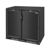 Polar G-series Double Door Back Bar Cooler Solid Door 198 Ltr GE998-A