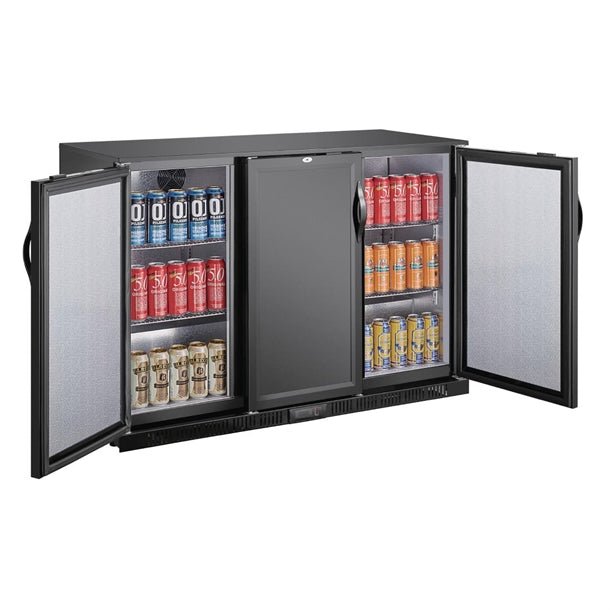 Polar G-series Triple Door Back Bar Cooler Solid Door 320 Ltr - GE999-A