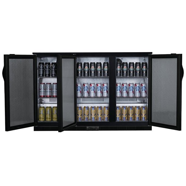 Polar G-series Triple Door Back Bar Cooler Solid Door 320 Ltr - GE999-A