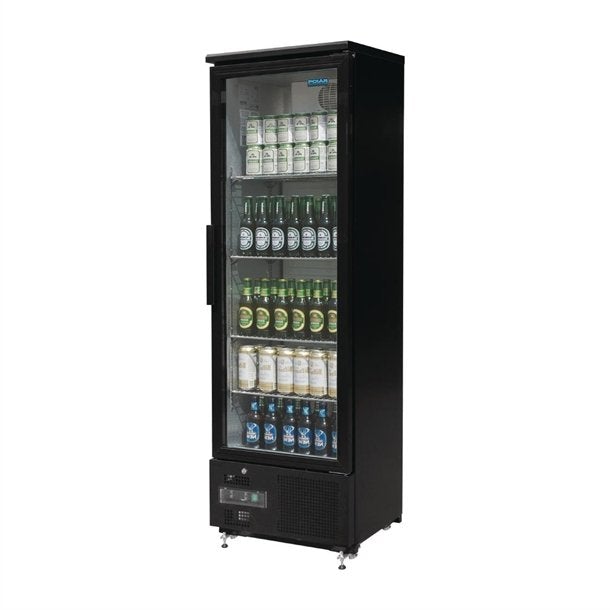 Polar G-Series Upright Back Bar Cooler with Hinged Door 307Ltr GJ447-A