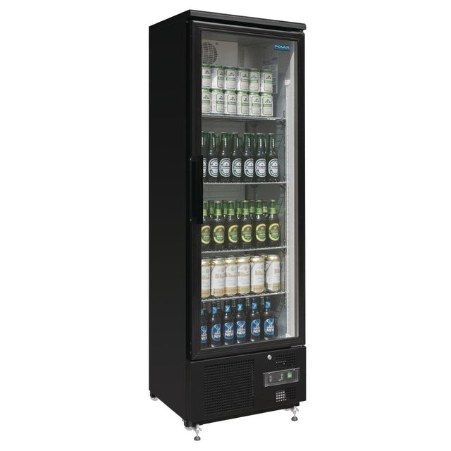 Polar G-Series Upright Back Bar Cooler with Hinged Door 307Ltr GJ447-A