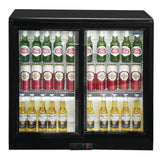 Polar GL010-A G-Series Under Counter Back Bar Cooler with Sliding Doors 198Ltr