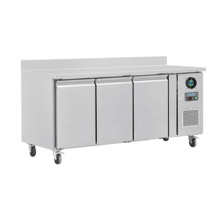 Polar U-Series 3 Counter Door Freezer with Upstand 417Ltr DL917-A