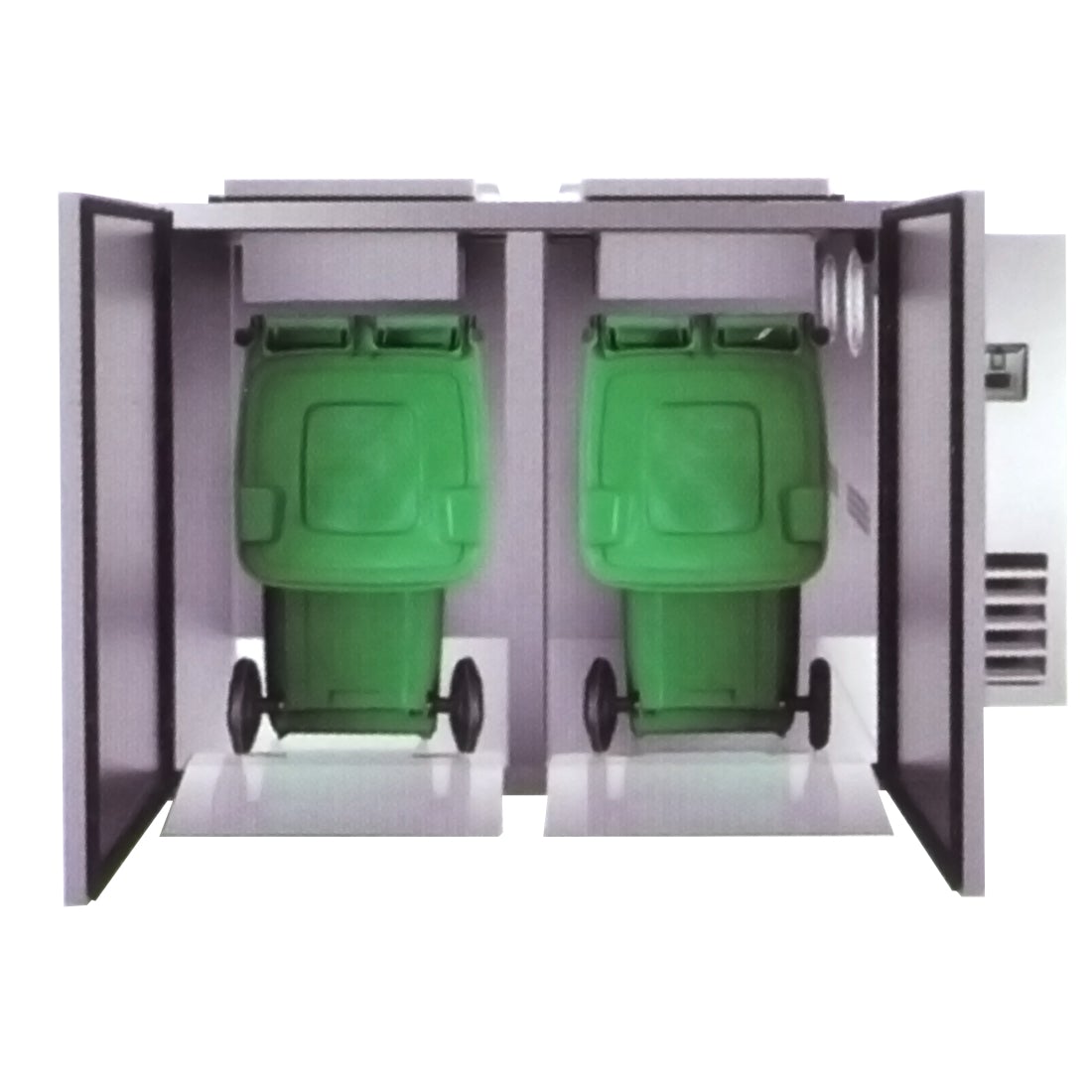 REFRIGERATED SOLID WASTER COOLER WITH 2PCS - WBC2-240