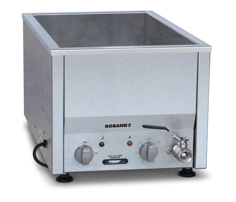 Roband Counter Top Bain Marie narrow 2 x 1/2 size, pans not included BM21