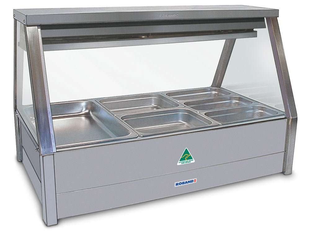 Roband EFX23RD Straight Glass Refrigerated Display Bar - 6 Pans