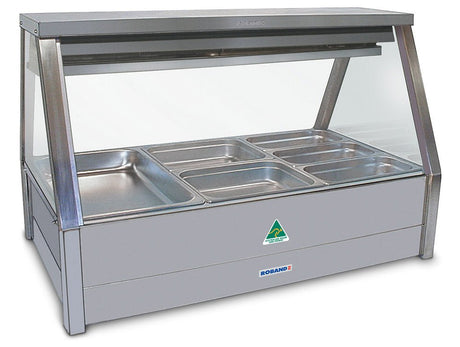 Roband EFX23RD Straight Glass Refrigerated Display Bar - 6 Pans
