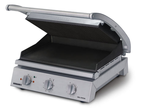 Roband Grill Station 8 slice, non stick with ribbed top plate GSA810RT