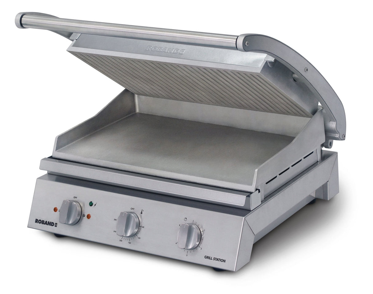 Roband Grill Station 8 slice, ribbed top plate GSA810R