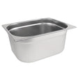 STAINLESS STEEL GASTRONORM PAN 1/2 100MM DEEP - 6 Pack
