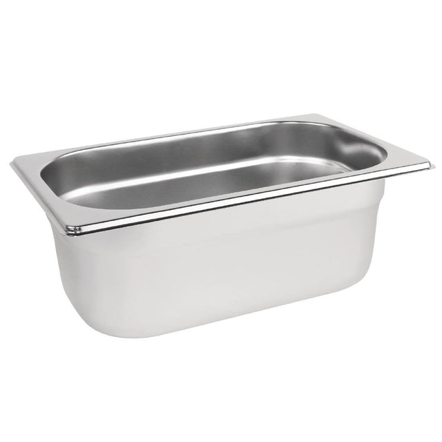 Stainless Steel Gastronorm Pan 1/4 100mm Deep