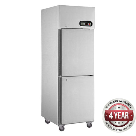 SUC500 TROPICAL Thermaster 2 x ½ door SS Fridge