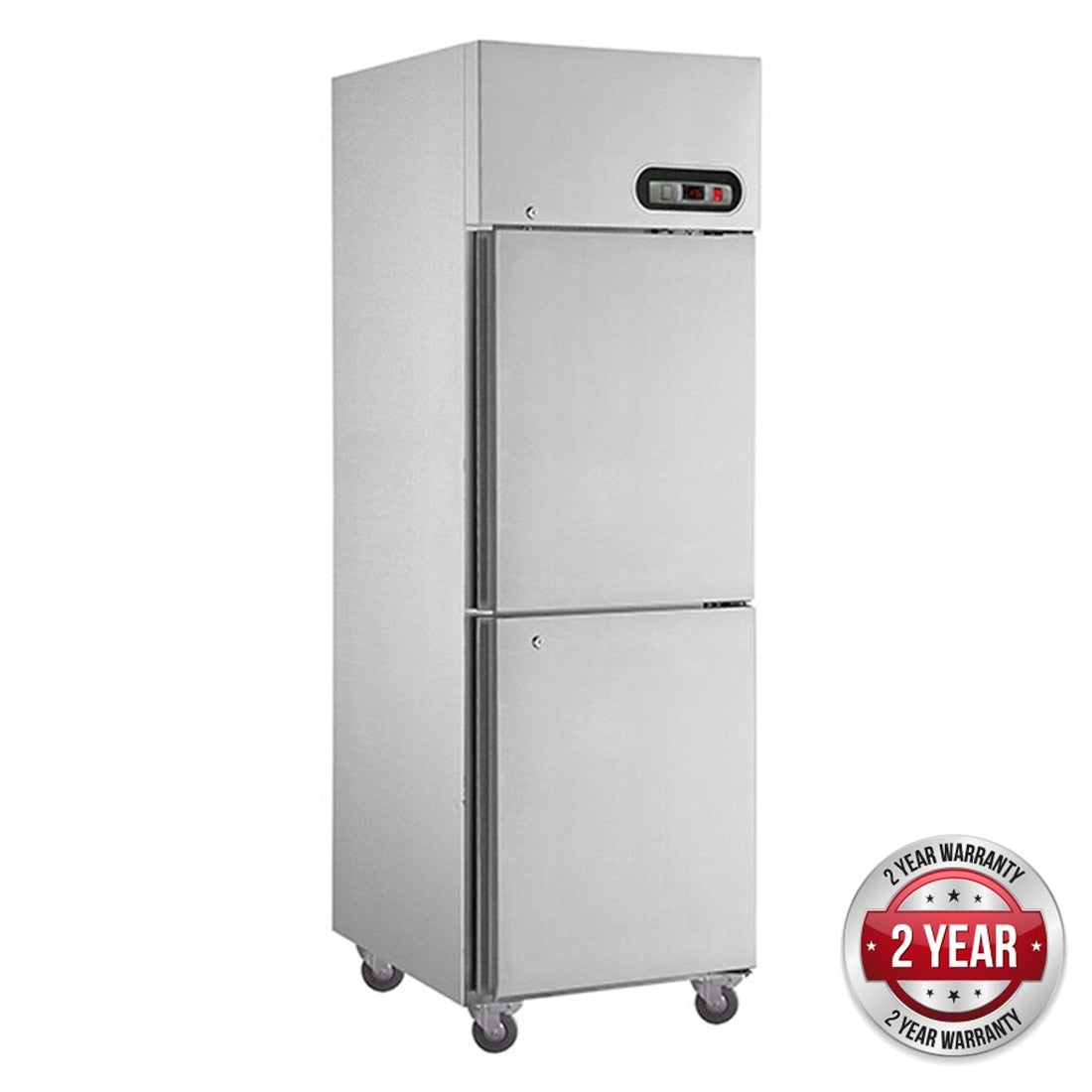 SUC600 TROPICAL Thermaster 2 x ½ door SS Fridge