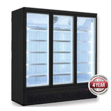 Triple Door Supermarket Fridge - LG-1500BGBM