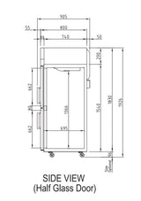 Turbo Air KF45-4G Top Mount Glass Door Freezer