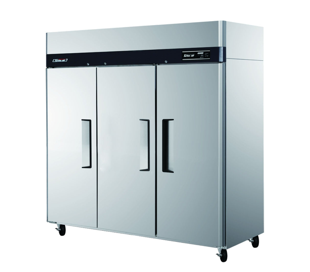 Turbo Air KF65-3 Top Mount 3 Stainless Steel Door Freezer