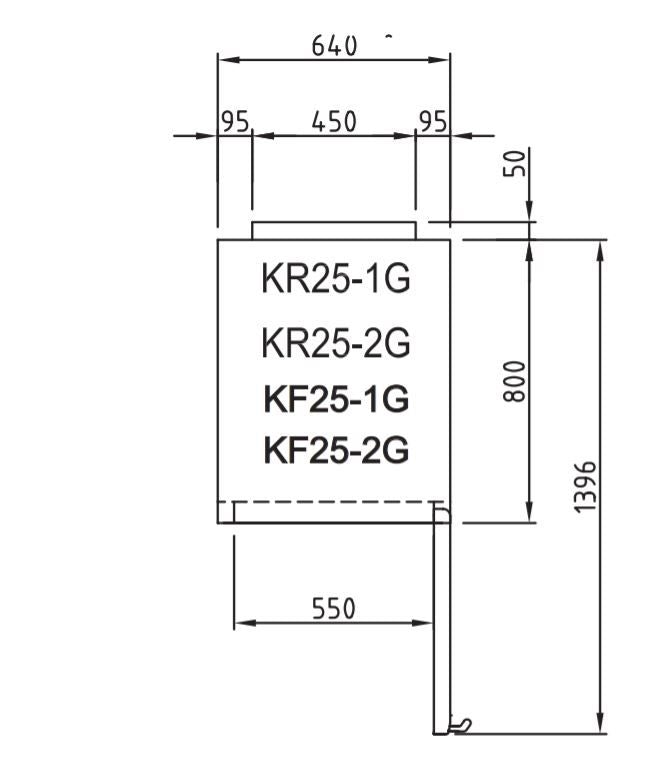 Turbo Air KR25-2G 2 Half Glass Door Fridge Upright