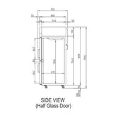 Turbo Air KR45-2G 2 Glass Door Fridge Upright