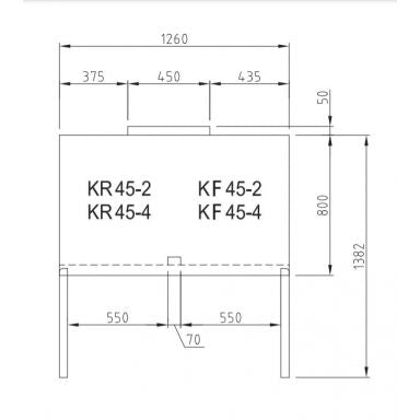 Turbo Air KR45-4 Top Mount 4 Stainless Steel Door Fridge