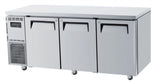 Turbo Air KUR18-3 Under Counter Side Prep Table Fridge