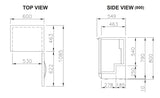 Turbo Air TB6-8H-SWS Fridge Back Bar