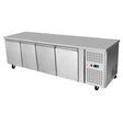 Underbench Four Door Cooling Fridge Table 2230 Mm