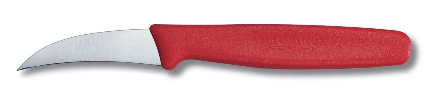 Victorinox Curved Blade Shaping Knife, 6 cm Blade Length, Red 5.0501