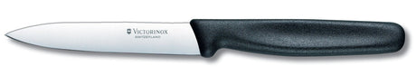Victorinox Pointed Blade Paring Knife, 10 cm Blade Length, Black 5.0703