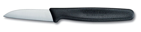 Victorinox Straight Blade Paring Knife, 6 cm Blade Length, Black 5.0303