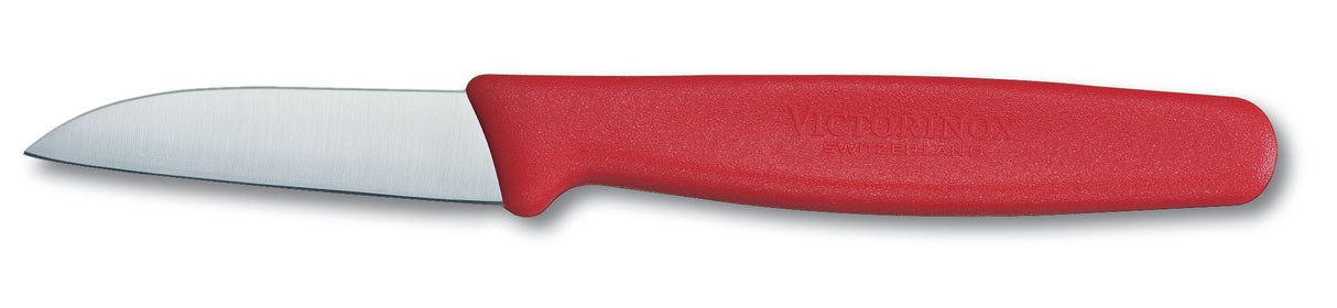 Victorinox Straight Blade Paring Knife, 6 cm Blade Length, Red 5.0301