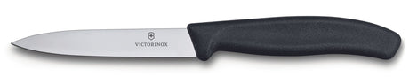 Victorinox Swiss Classic Paring Knife, 10cm, Pointed Blade, Black 6.7703
