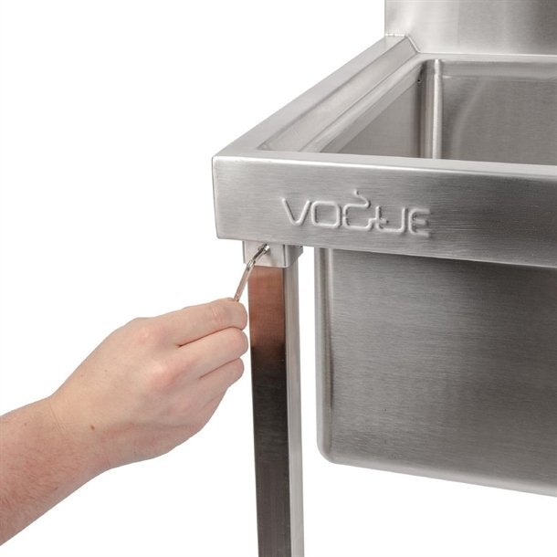 Vogue Stainless Steel Mop Sink 500mm x 500mm
