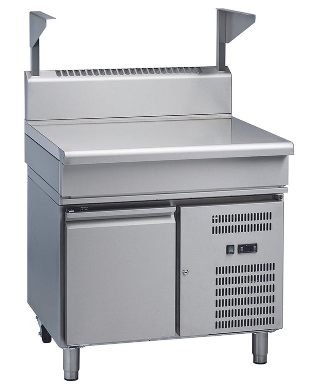 Waldorf 800 Series BT8900S-RB - 900mm Bench Top With Salamander Support – Refrigerated Base