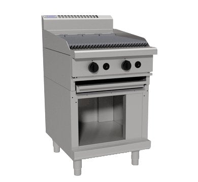 Waldorf 800 Series CHL8600G-CB - 600mm Gas Chargrill Low Back Version - Cabinet Base