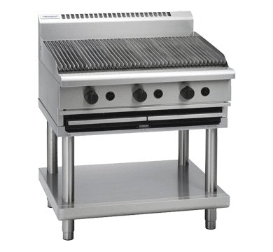 Waldorf 800 Series CHL8900G-LS - 900mm Gas Chargrill Low Back Version – Leg Stand