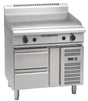 Waldorf 800 Series GP8900G-RB - 900mm Gas Griddle – Refrigerated Base