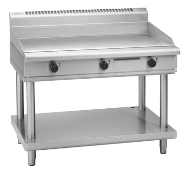 Waldorf 800 Series GPL8120E-LS - 1200mm Electric Griddle Low Back Version - Leg Stand