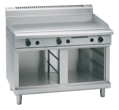 Waldorf 800 Series GPL8120G-CB - 1200mm Gas Griddle Low Back Version – Cabinet Base