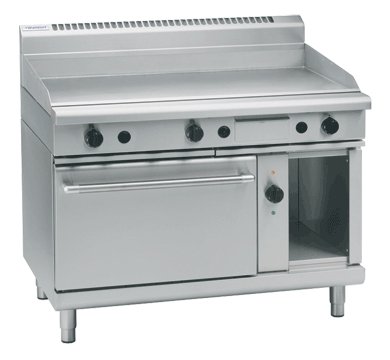 Waldorf 800 Series GPL8121GEC - 1200mm Gas Griddle Electric Convection Oven Range Low Back Version